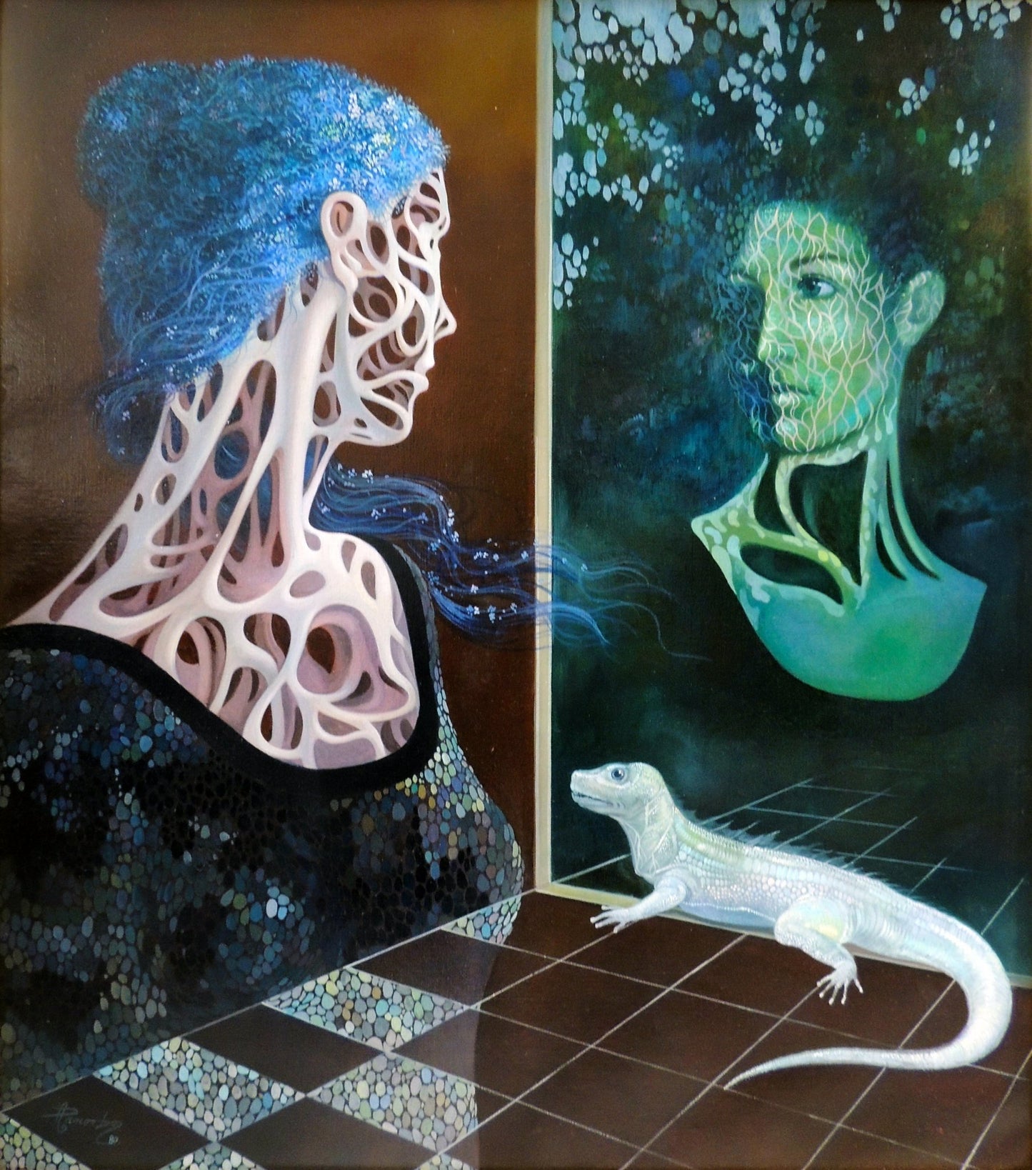 cuadro original de vendor Alberto Pancorbo - Reflejo arte contemporáneo en Gaudifond