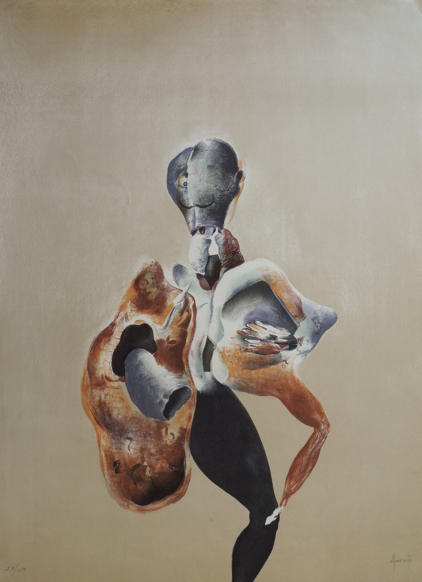 cuadro original de vendor Alfonso Costa Beiro - Personaje arte contemporáneo en Gaudifond