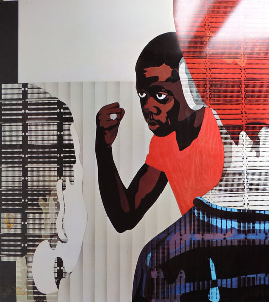 cuadro original de vendor Antoni Miró - Lluita d'infants arte contemporáneo en Gaudifond