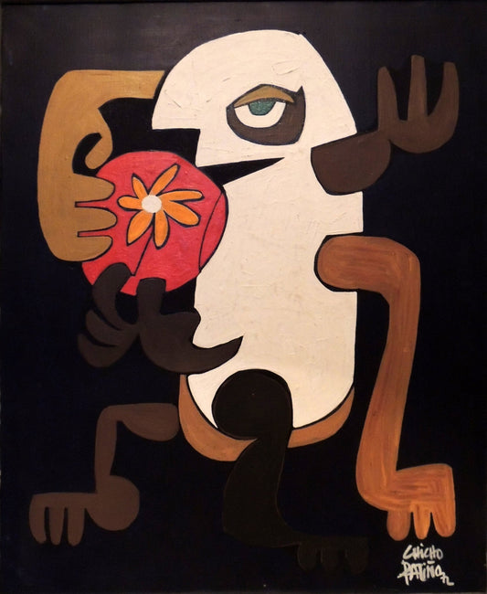 cuadro original de vendor Antonio García Patiño - Flor arte contemporáneo en Gaudifond
