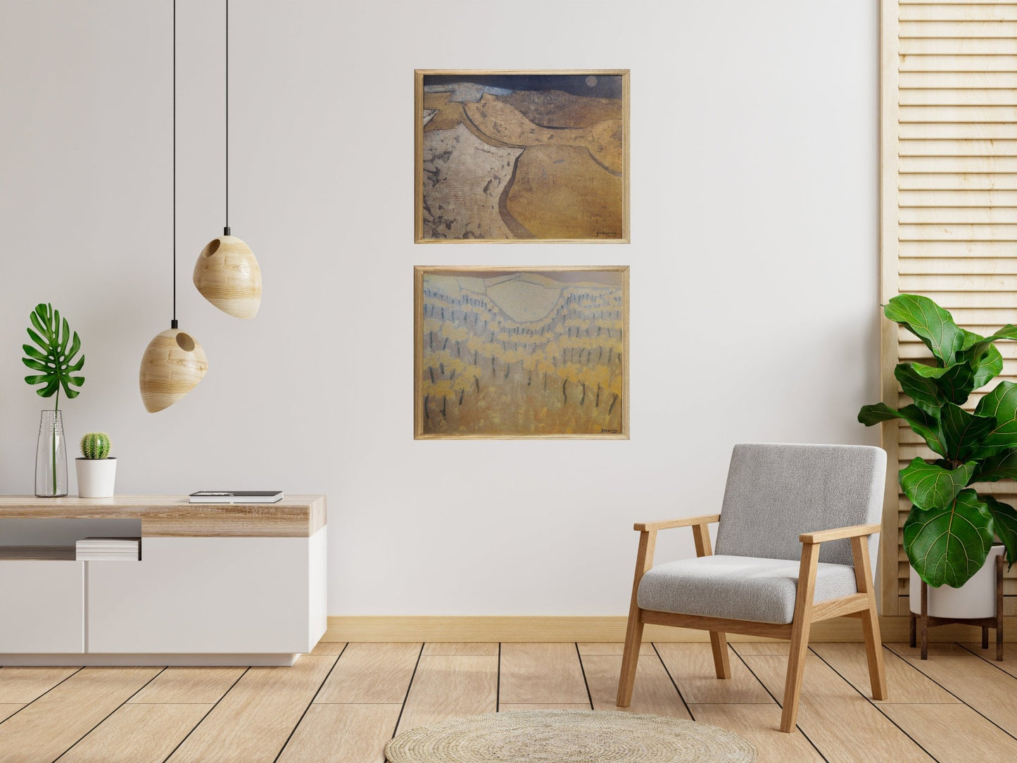 cuadro original de vendor Cristóbal Gabarrón - Árboles y viñas arte contemporáneo en Gaudifond