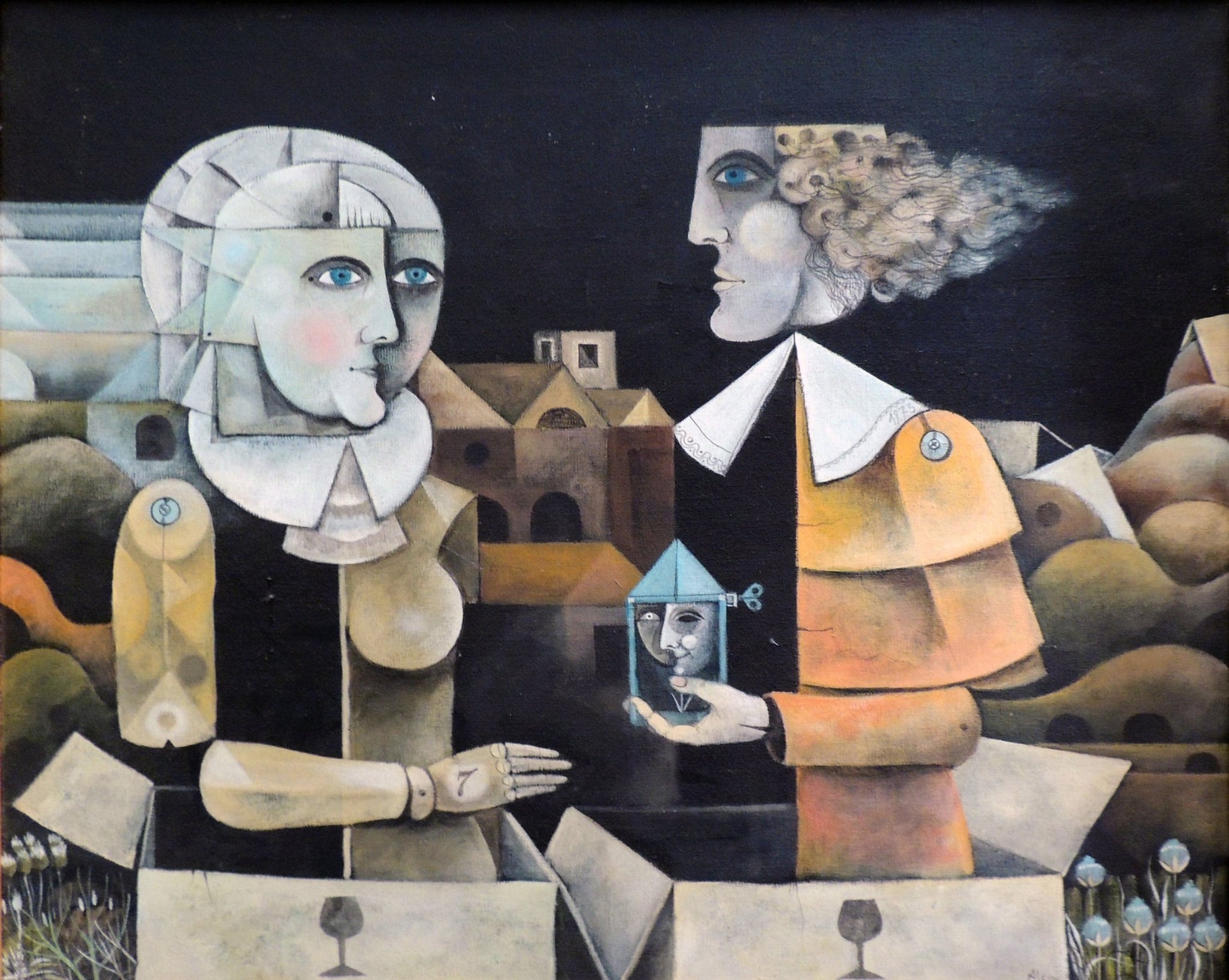 cuadro original de vendor Eduard Alcoy - Conversa arte contemporáneo en Gaudifond