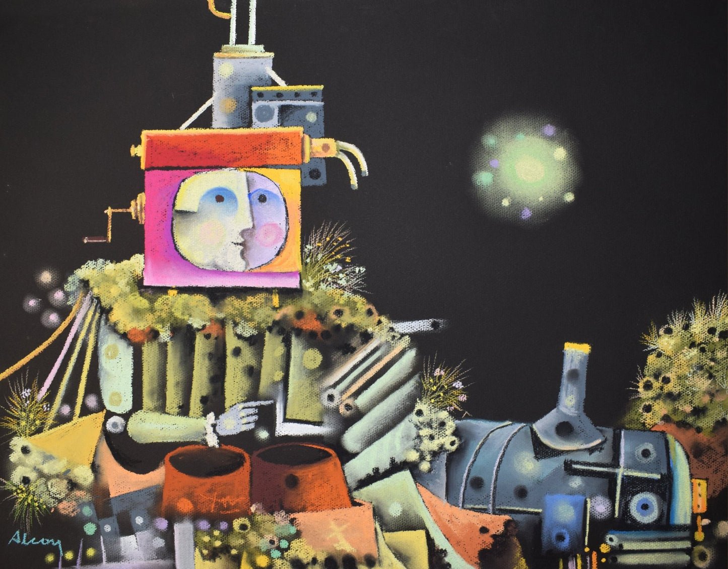 cuadro original de vendor Eduard Alcoy - N23 arte contemporáneo en Gaudifond