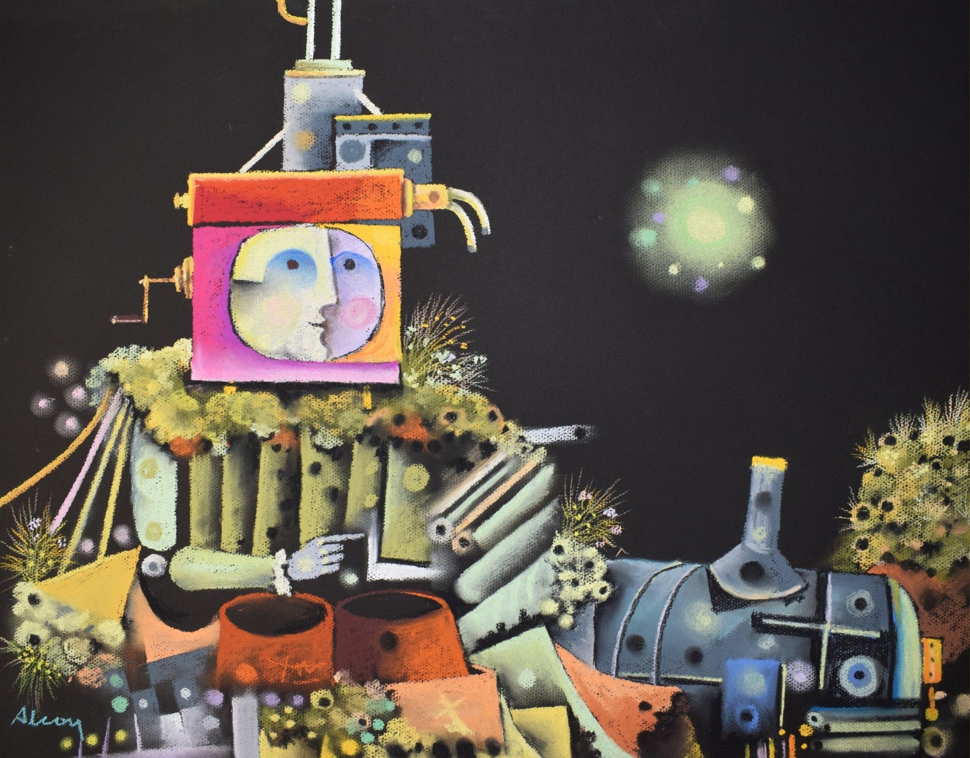 cuadro original de vendor Eduard Alcoy - N23 arte contemporáneo en Gaudifond