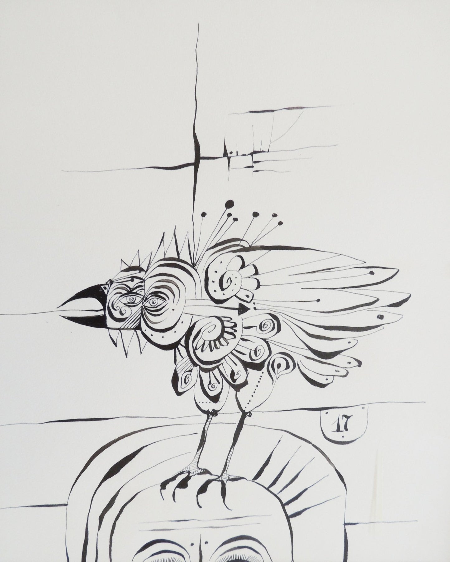 cuadro original de vendor Eduard Alcoy - Pluma nº9 arte contemporáneo en Gaudifond