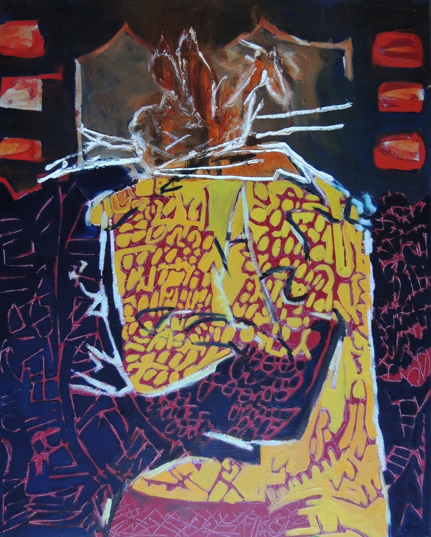 cuadro original de vendor Elena Gastón - Pinseque Theater illicite arte contemporáneo en Gaudifond