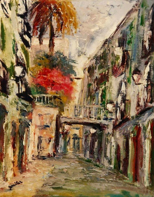 cuadro original de vendor Emiliano García Tur - Calle Carabassa de Barcelona arte contemporáneo en Gaudifond