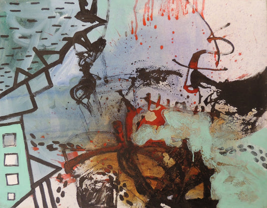 cuadro original de vendor Enric Pascó i Ticó - Cordillera del sendero arte contemporáneo en Gaudifond