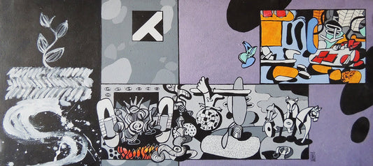 cuadro original de vendor Enric Pascó i Ticó - Metamorfosi d'Edip arte contemporáneo en Gaudifond