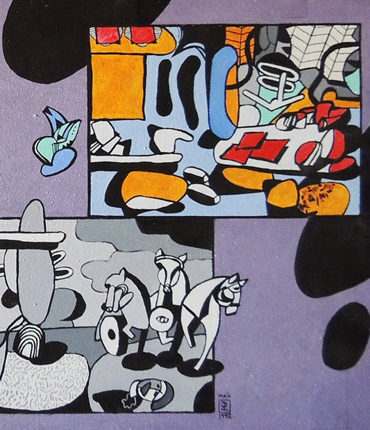 cuadro original de vendor Enric Pascó i Ticó - Metamorfosi d'Edip arte contemporáneo en Gaudifond