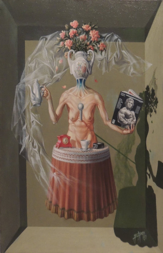 cuadro original de vendor Enrique Nieto - Ten past twelve arte contemporáneo en Gaudifond