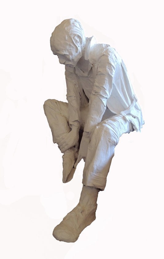 cuadro original de vendor Francesc Anglès - L'homme en panne arte contemporáneo en Gaudifond
