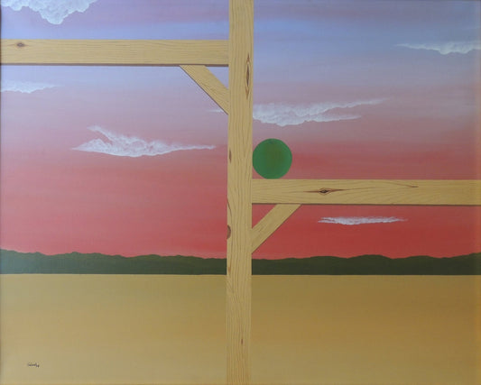 cuadro original de vendor Francesc Calvet - El castigo de Adan arte contemporáneo en Gaudifond