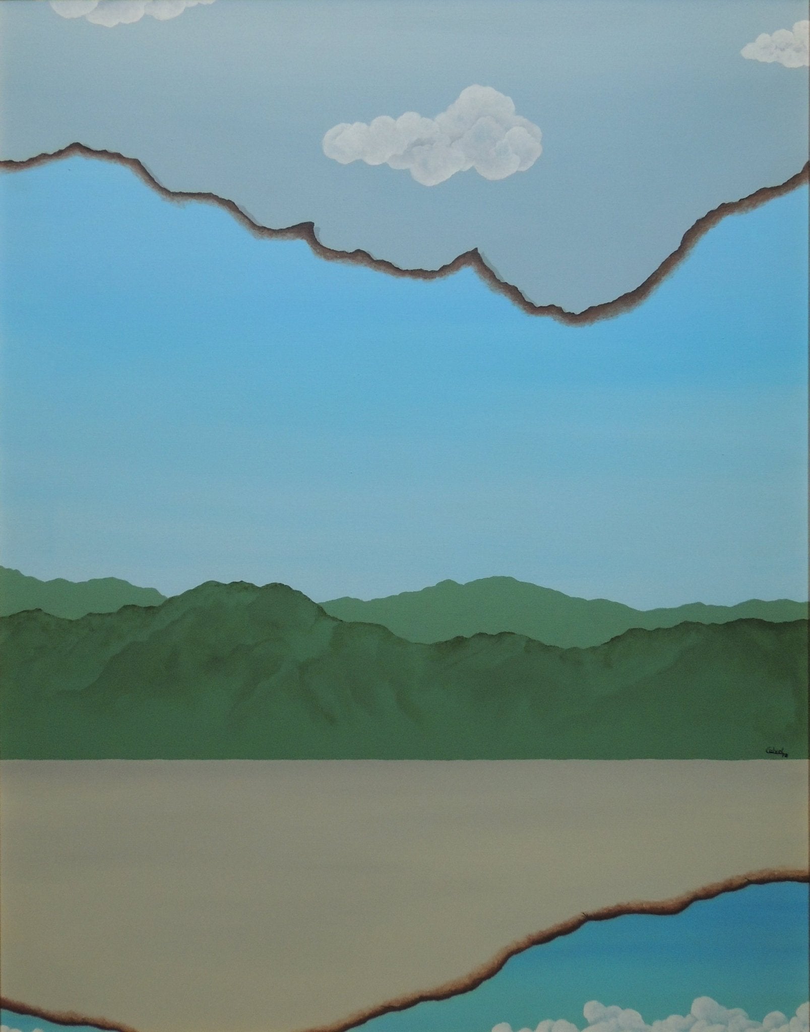 cuadro original de vendor Francesc Calvet - El setè cel arte contemporáneo en Gaudifond