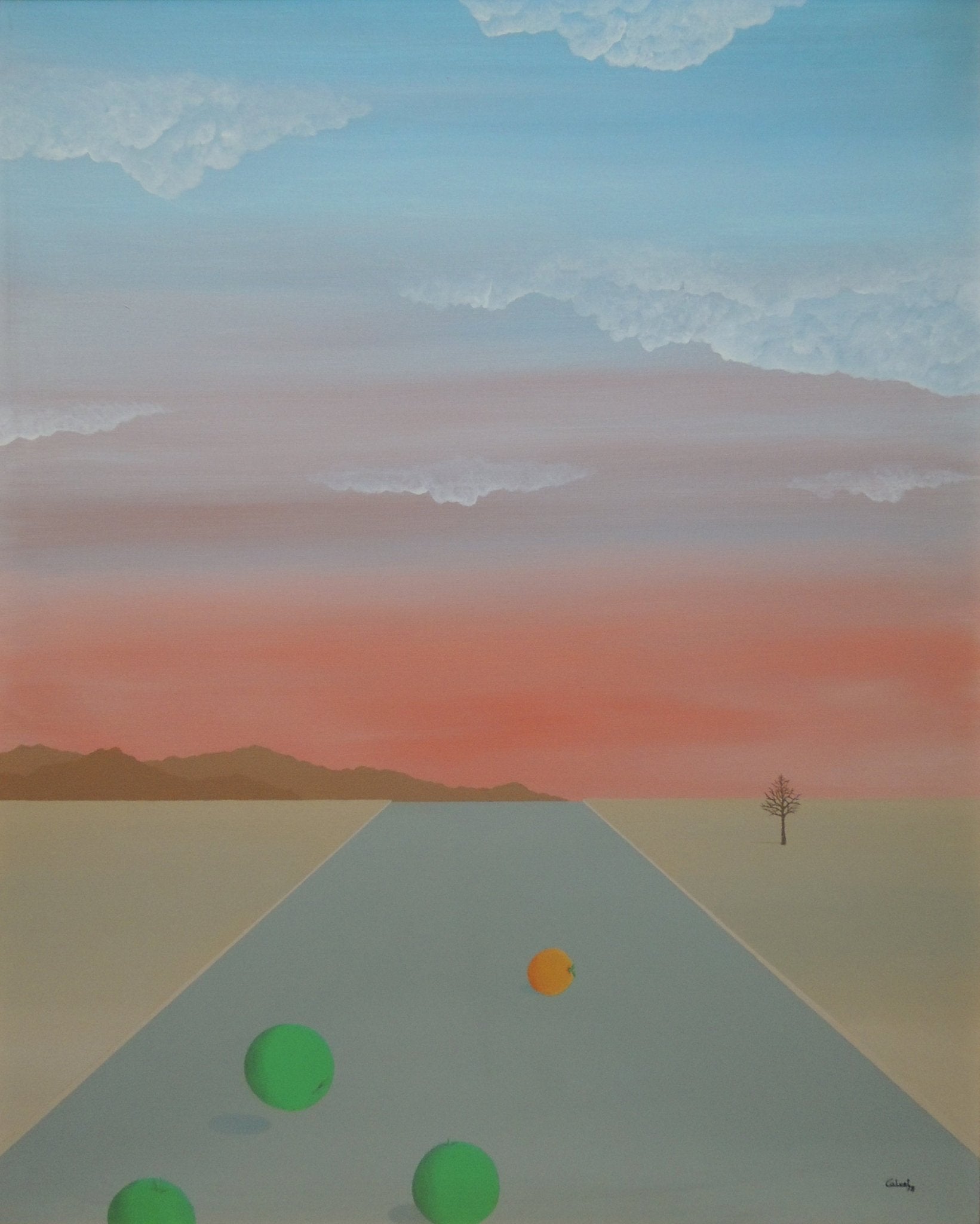 cuadro original de vendor Francesc Calvet - La Petanca arte contemporáneo en Gaudifond