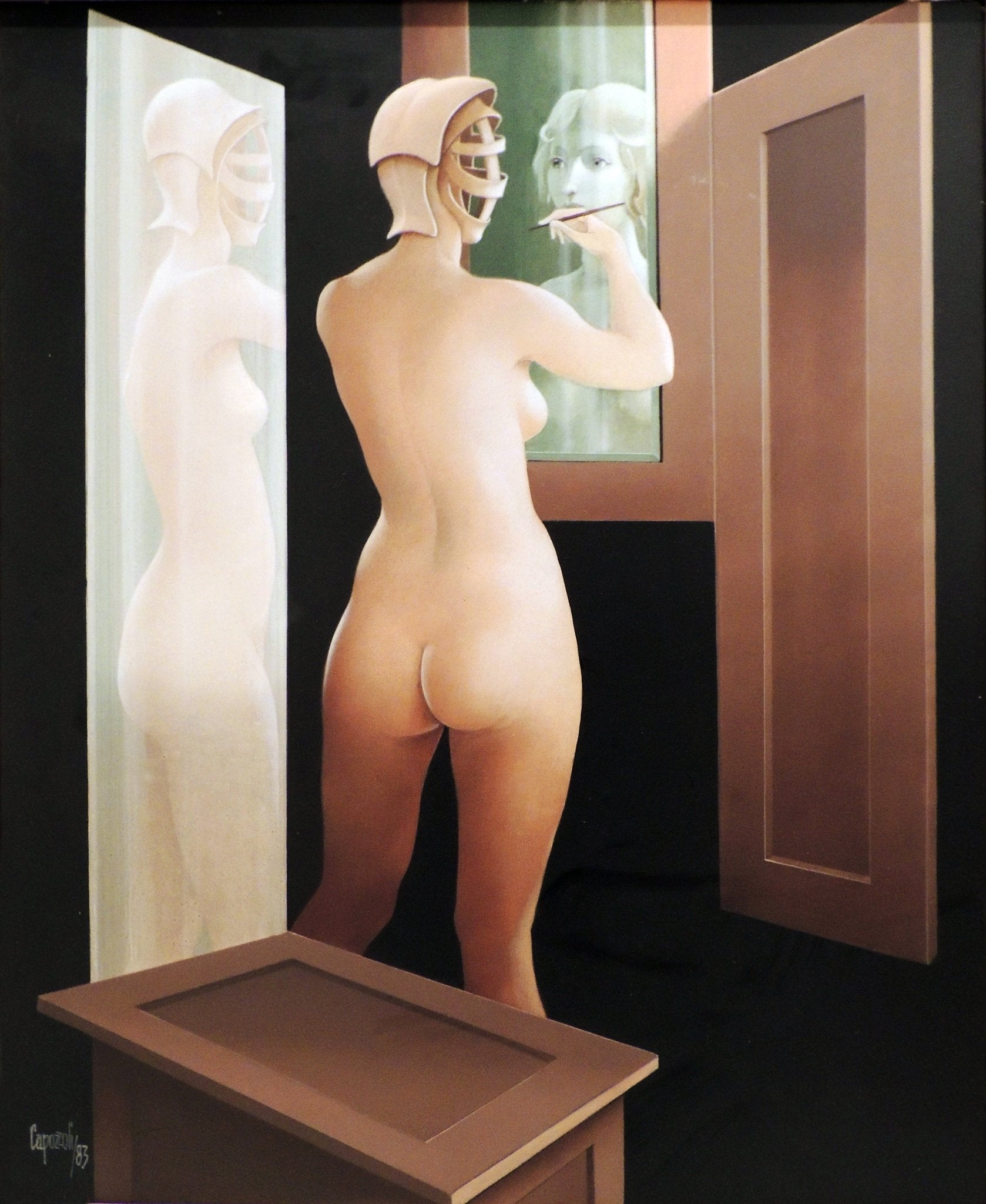 cuadro original de vendor Glauco Capozzoli - Espejo arte contemporáneo en Gaudifond