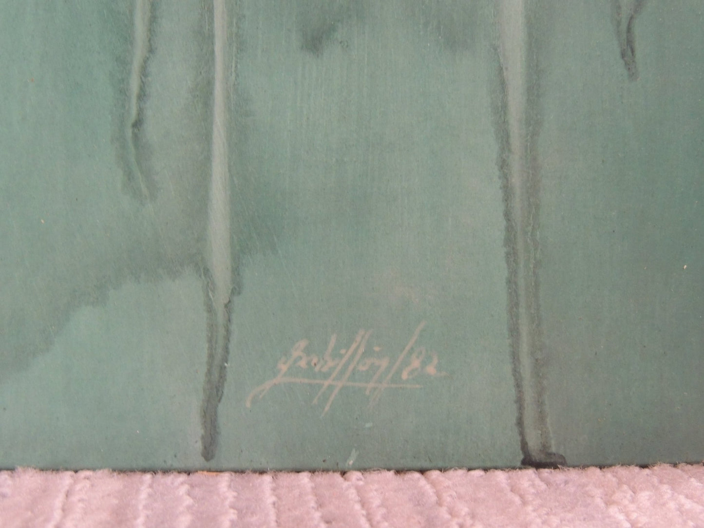Gregorio Sabillón Danza nupcial óleo surrealista palomas blancas simbolismo unión escena onírica arte contemporáneo en venta detalle firma