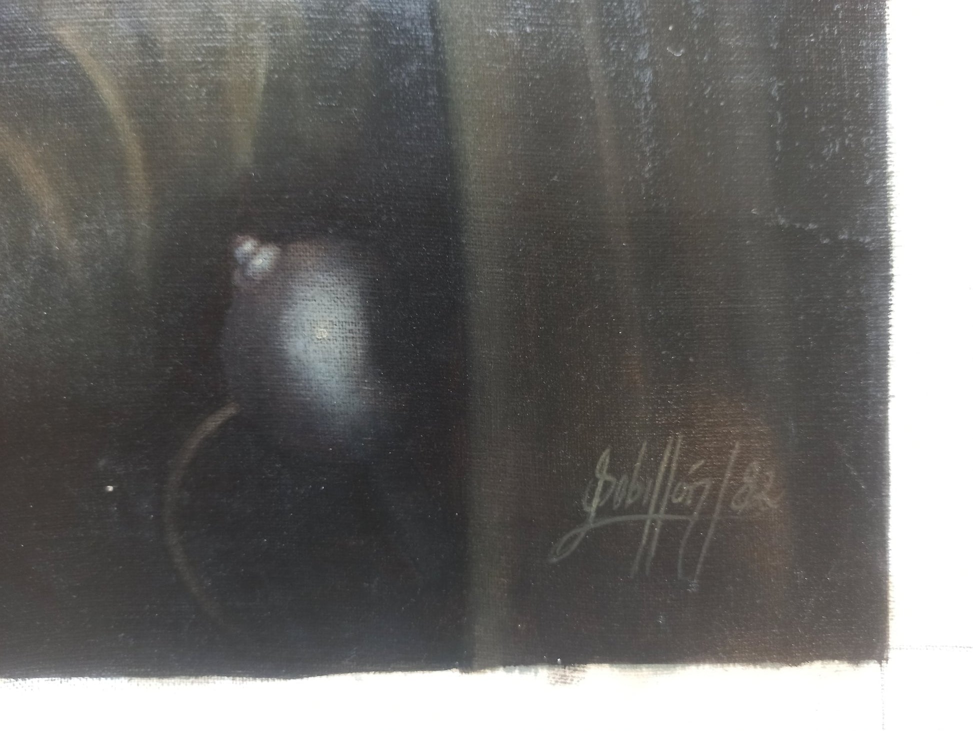 Gregorio Sabillón Felipe II óleo en venta retrato renacentista contemporáneo simbolismo surrealista calavera arte original  firma