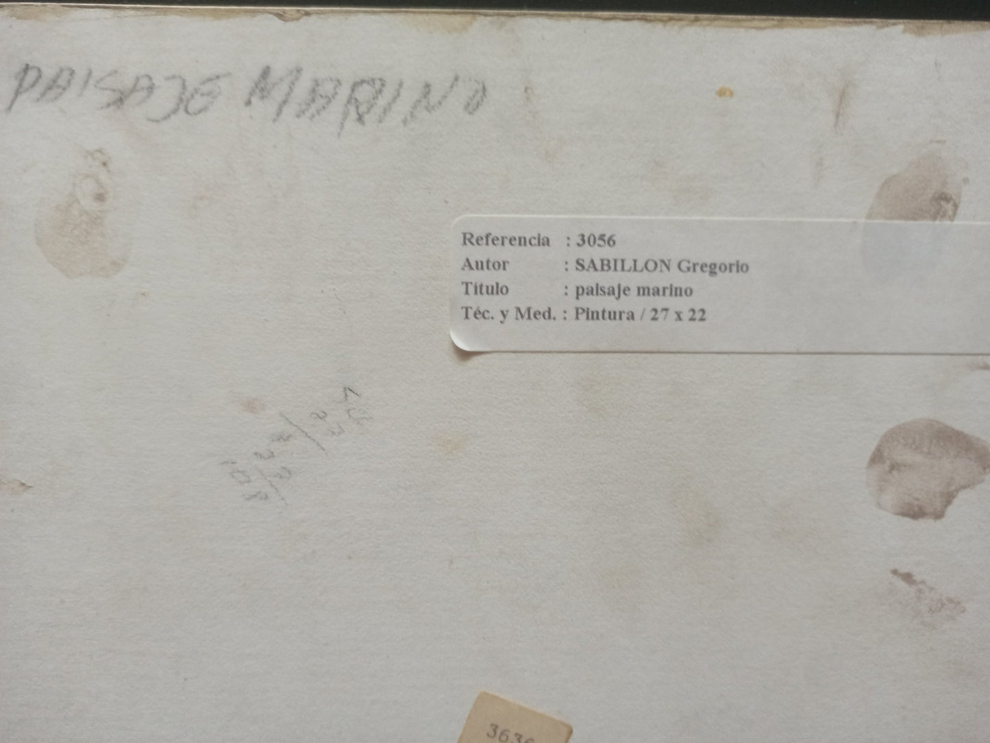 cuadro original de vendor Gregorio Sabillón - Paisaje marino arte contemporáneo en Gaudifond