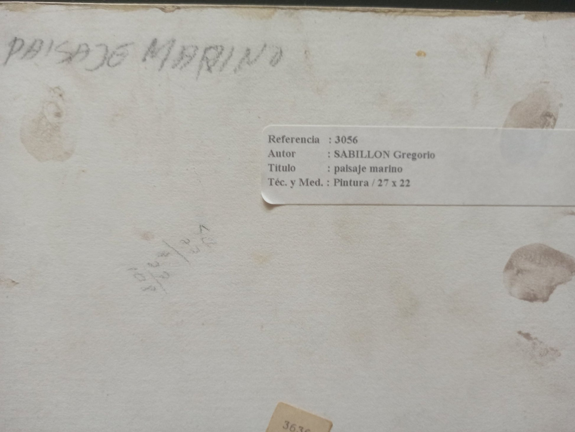 cuadro original de vendor Gregorio Sabillón - Paisaje marino arte contemporáneo en Gaudifond