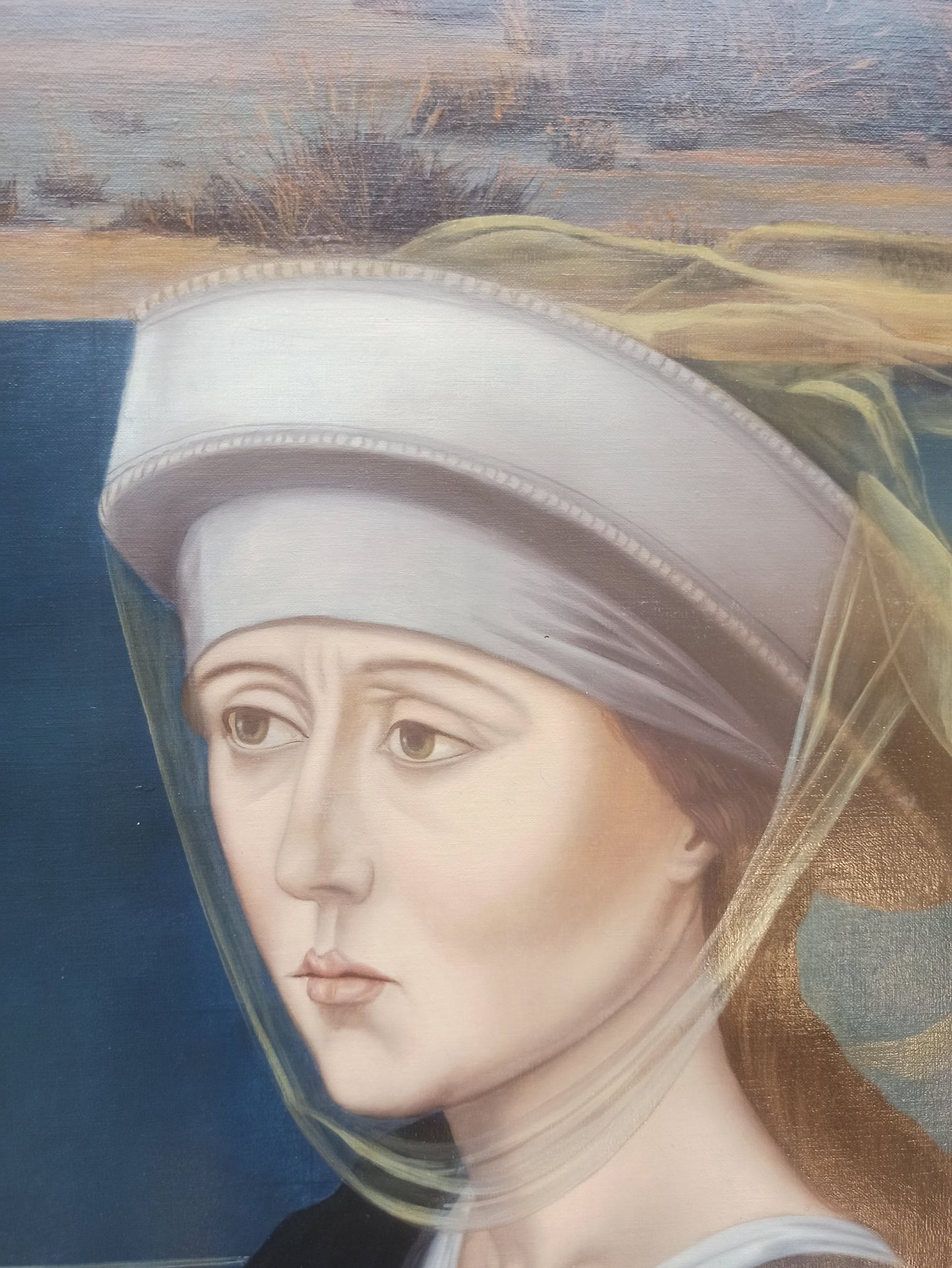 cuadro original de vendor Gregorio Sabillón - Perfil Medieval arte contemporáneo en Gaudifond