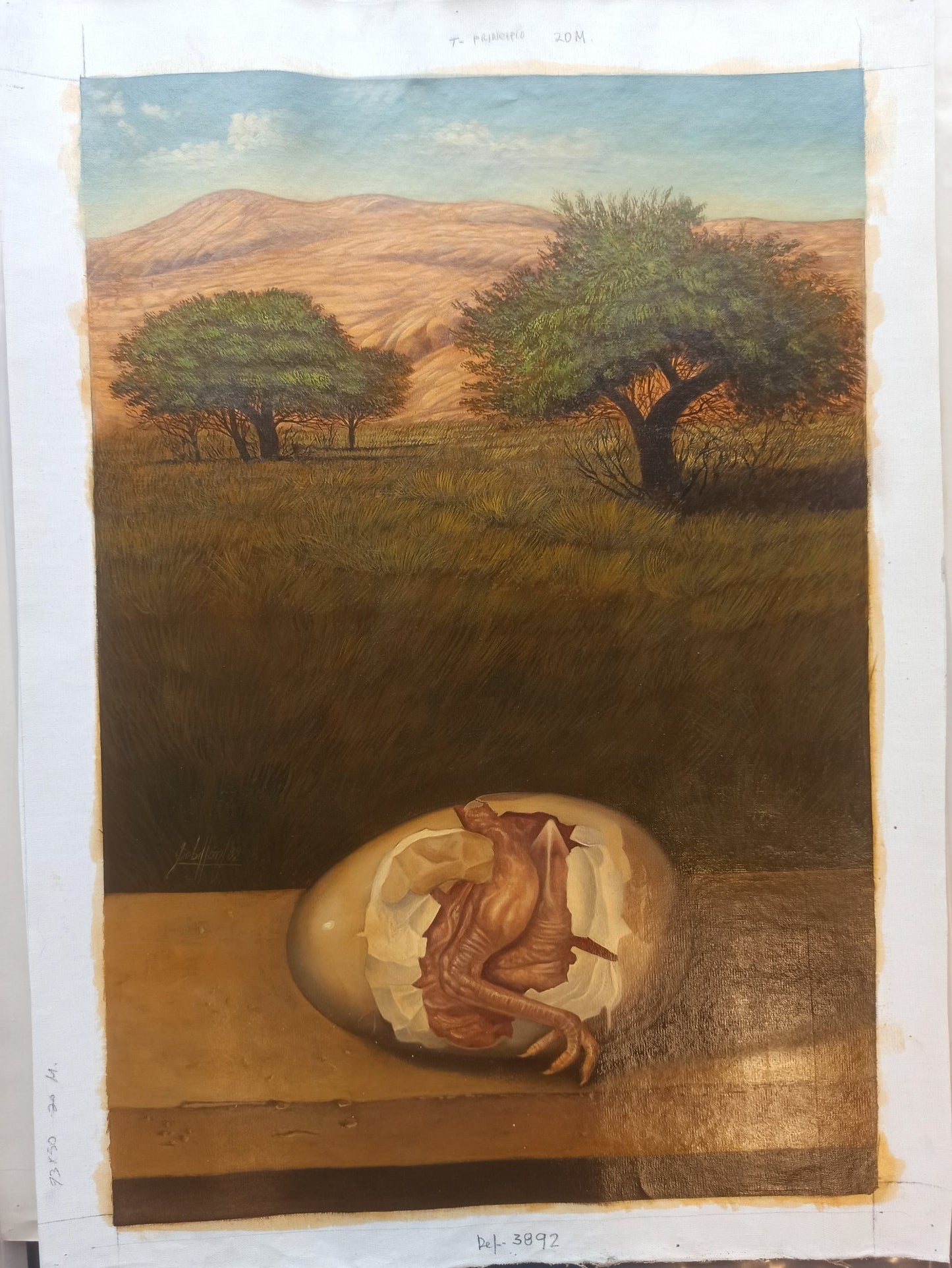cuadro original de vendor Gregorio Sabillón - Principio II arte contemporáneo en Gaudifond