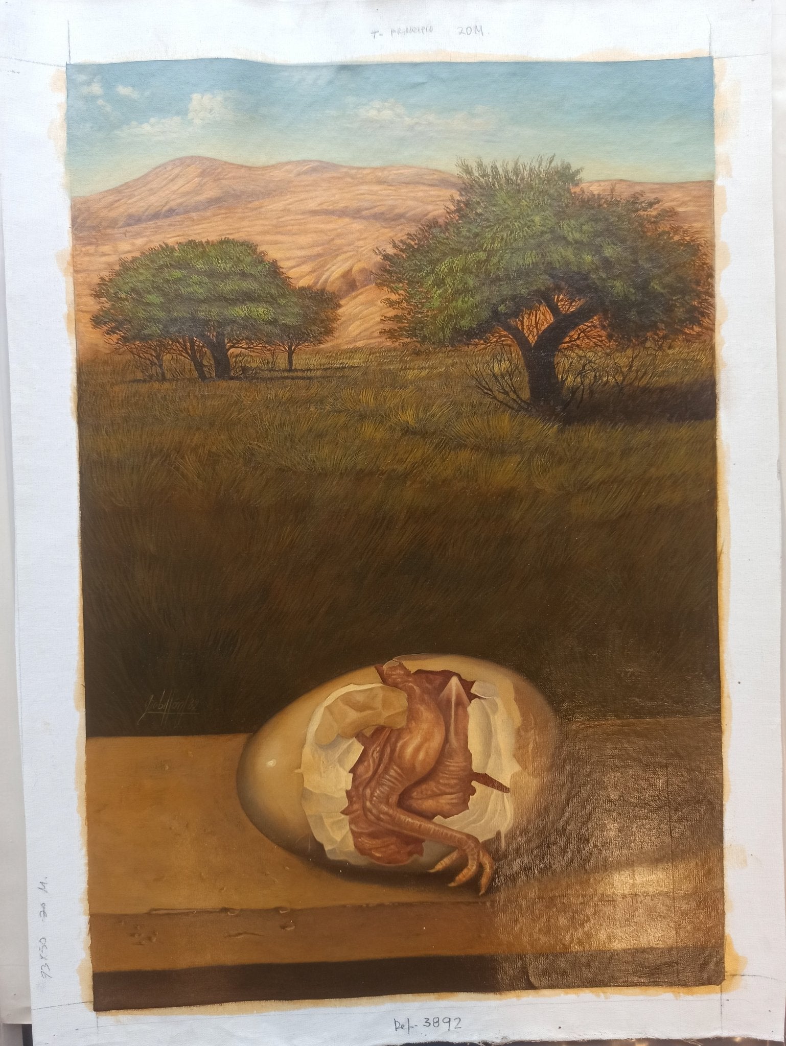 cuadro original de vendor Gregorio Sabillón - Principio II arte contemporáneo en Gaudifond