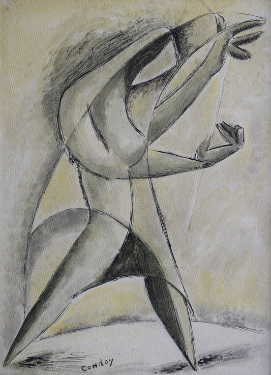 Honorio García Condoy Figura I. Dibujo figura humana arte español siglo XX