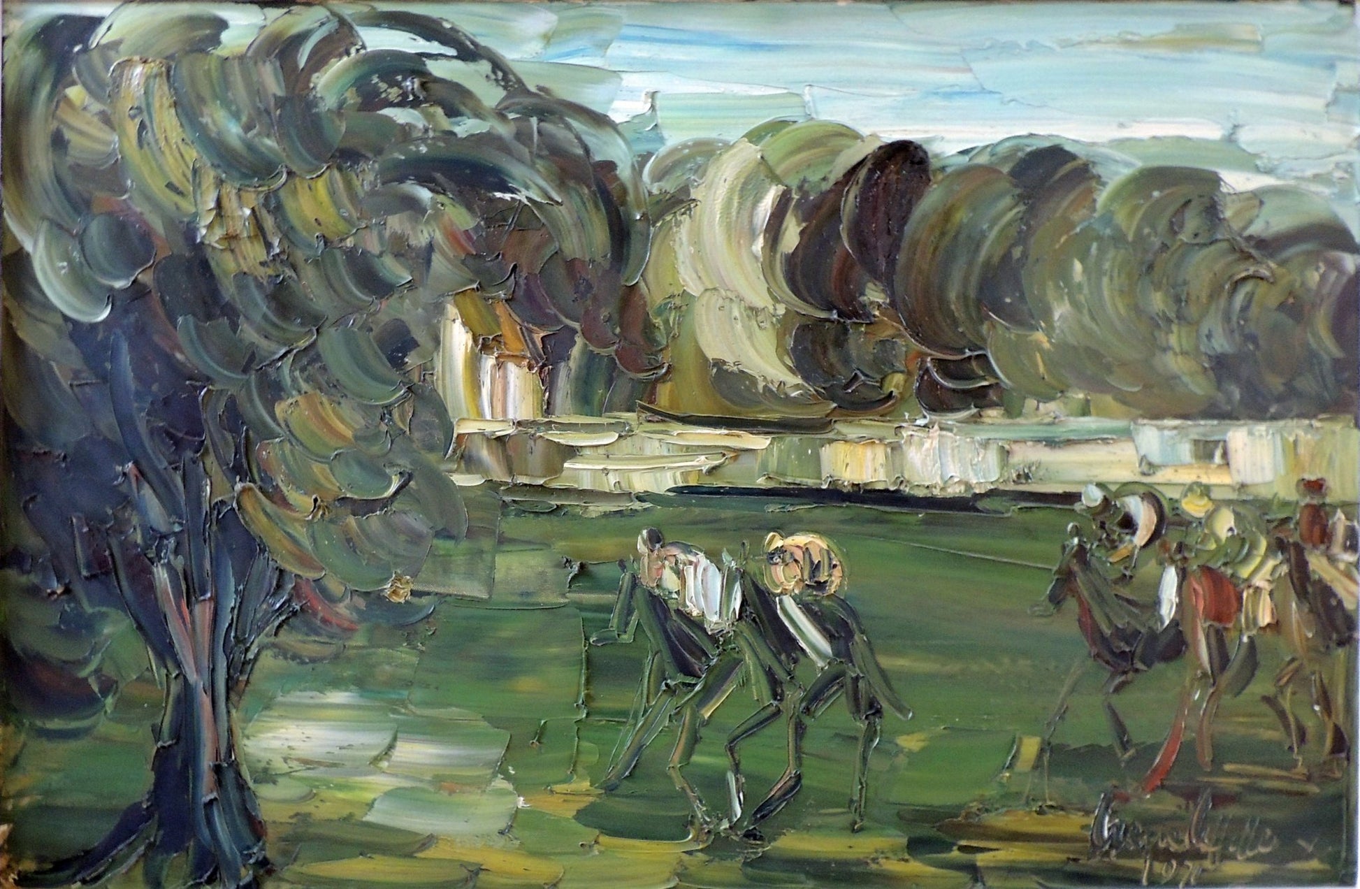 cuadro original de vendor Irene Lafitte - Caballos arte contemporáneo en Gaudifond