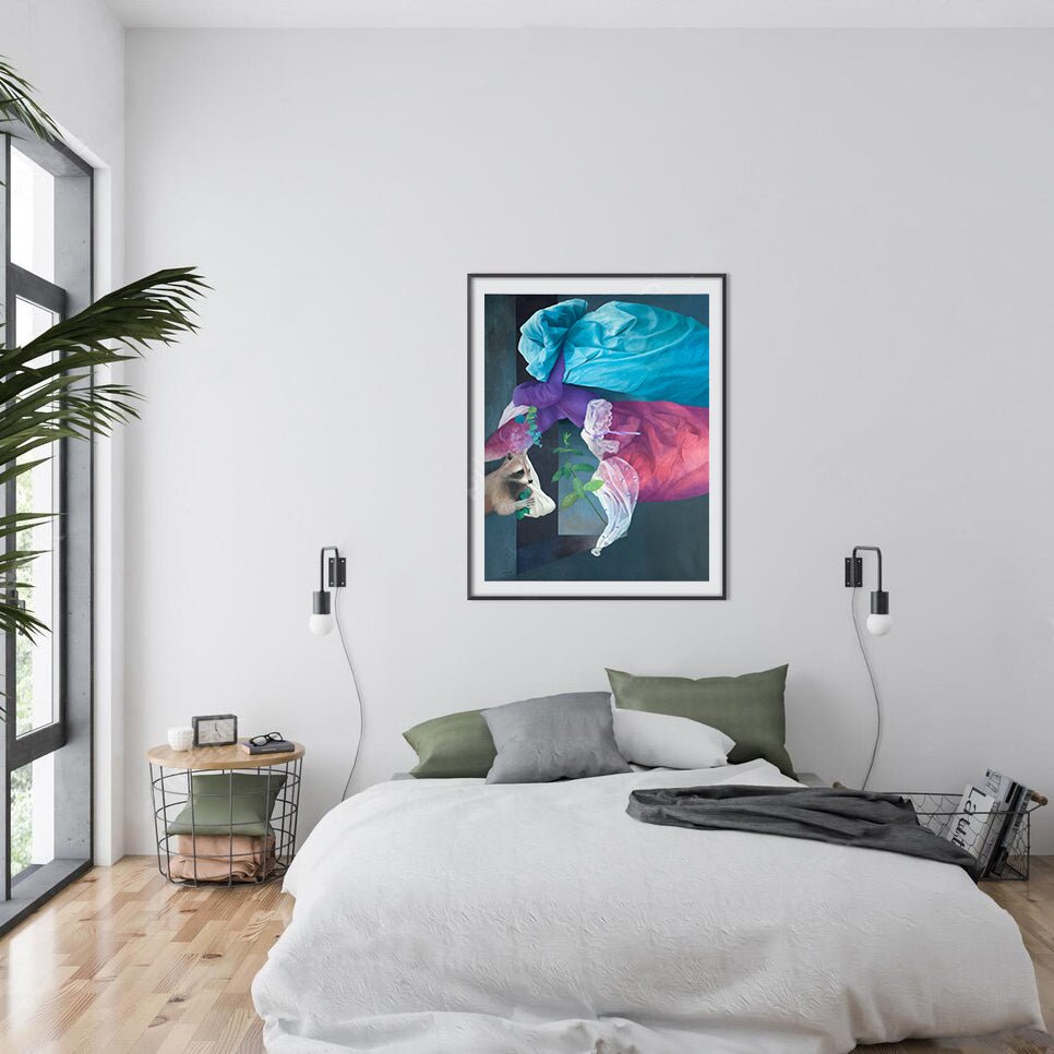 cuadro original de Iris Lázaro - Eran sueños frágiles arte contemporáneo en Gaudifond, decoración