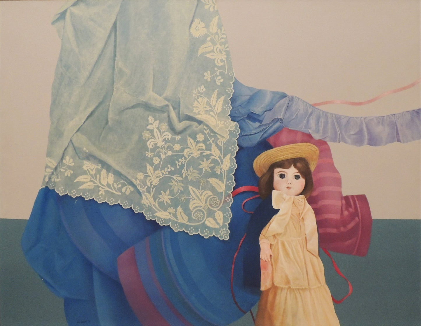 cuadro original de Iris Lázaro - Muñeca arte contemporáneo en Gaudifond