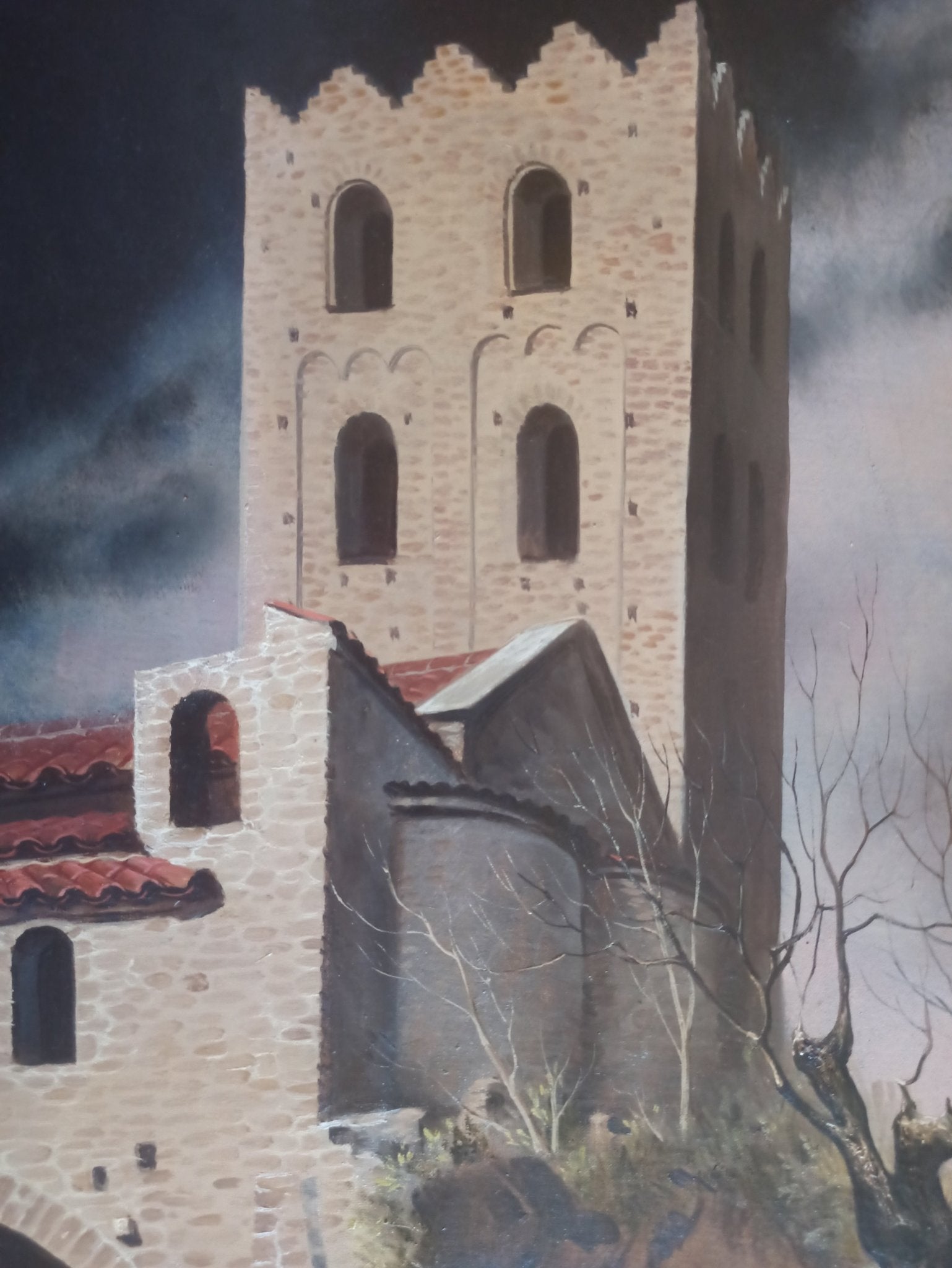 cuadro original de vendor Jan Van Der Loo - La tunique rouge arte contemporáneo en Gaudifond