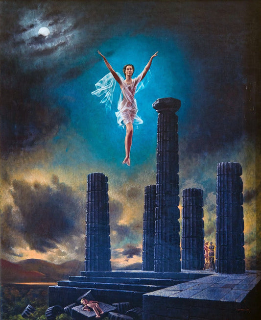 cuadro original de vendor Jan Van Der Loo - Le grand dieu Pan arte contemporáneo en Gaudifond