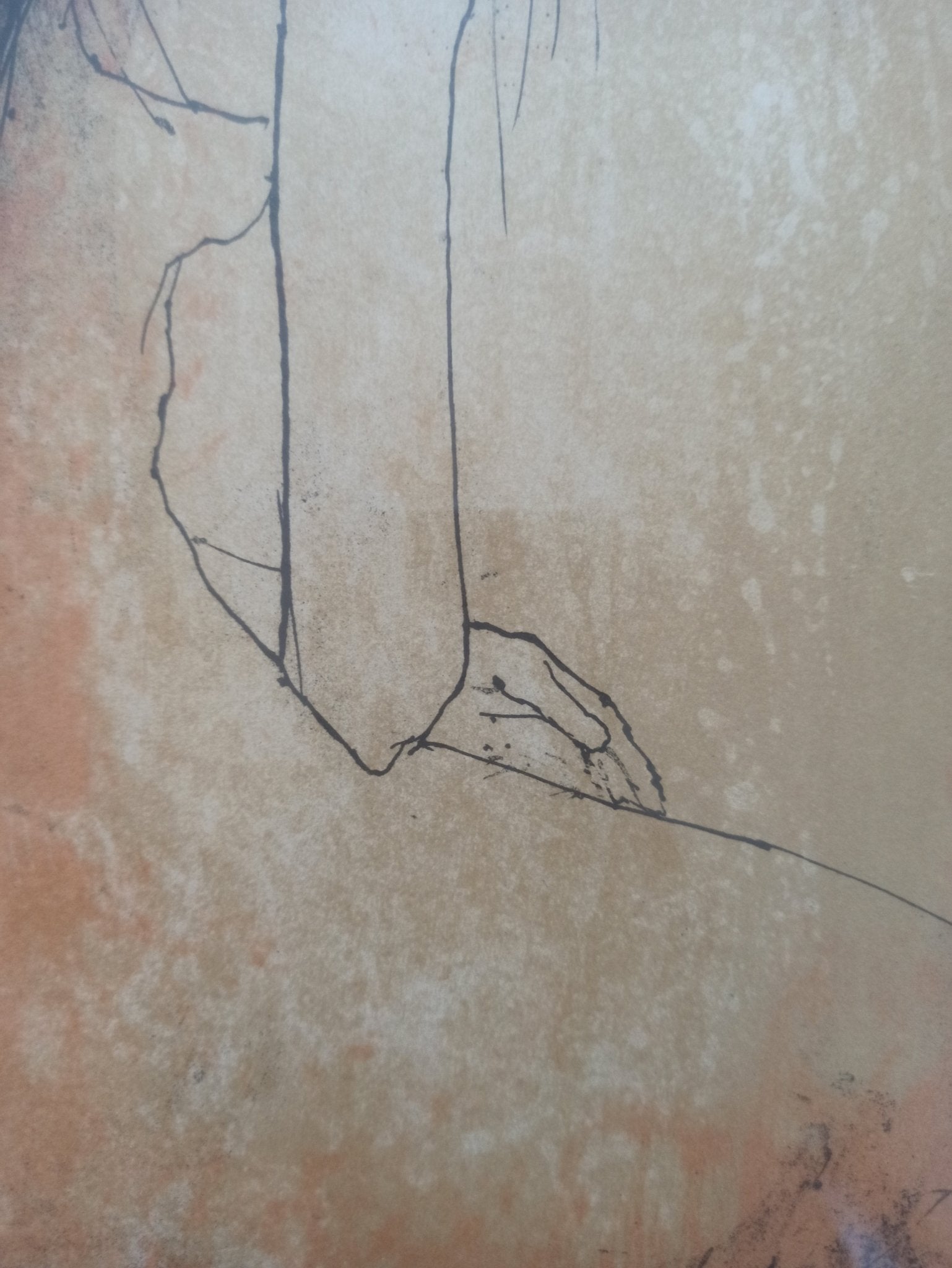 cuadro original de vendor Jean Jansem - Sentada arte contemporáneo en Gaudifond