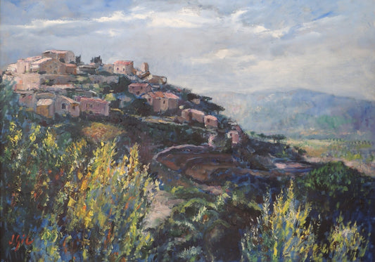 cuadro original de vendor Joan Gil - Talamanca al sol arte contemporáneo en Gaudifond
