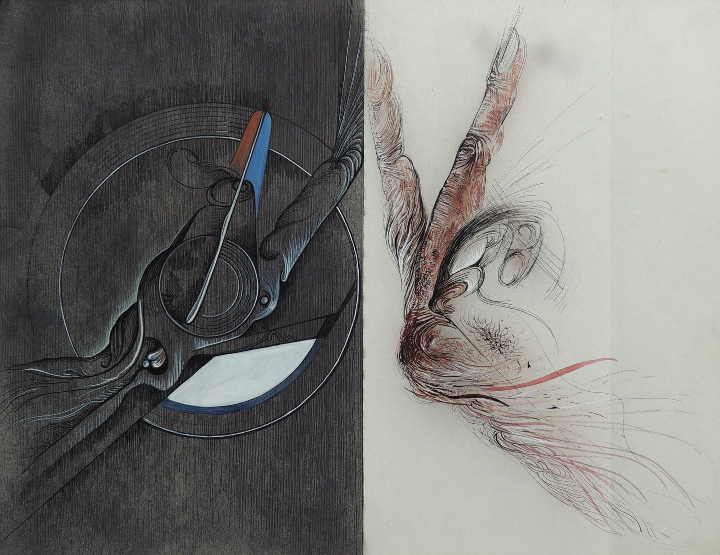 cuadro original de vendor Joan Rifà - Contactes II arte contemporáneo en Gaudifond