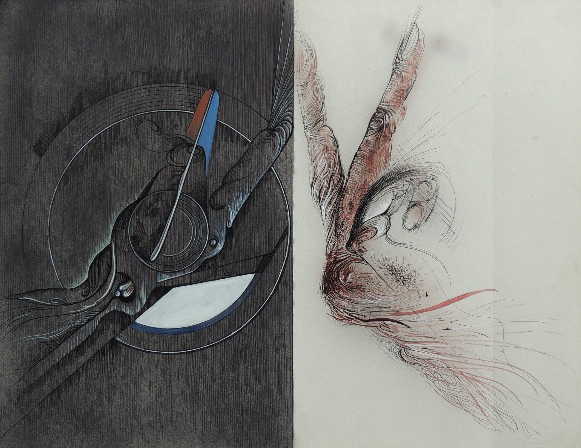 cuadro original de vendor Joan Rifà - Contactes II arte contemporáneo en Gaudifond