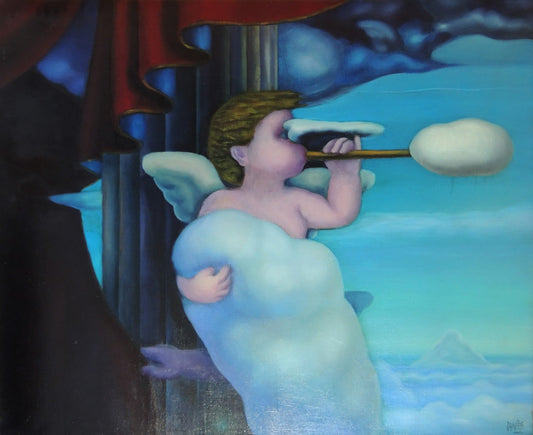 cuadro original de vendor José Canes Solé - El mensajero arte contemporáneo en Gaudifond