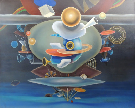 cuadro original de vendor José Canes Solé - Sideritas venusinos arte contemporáneo en Gaudifond