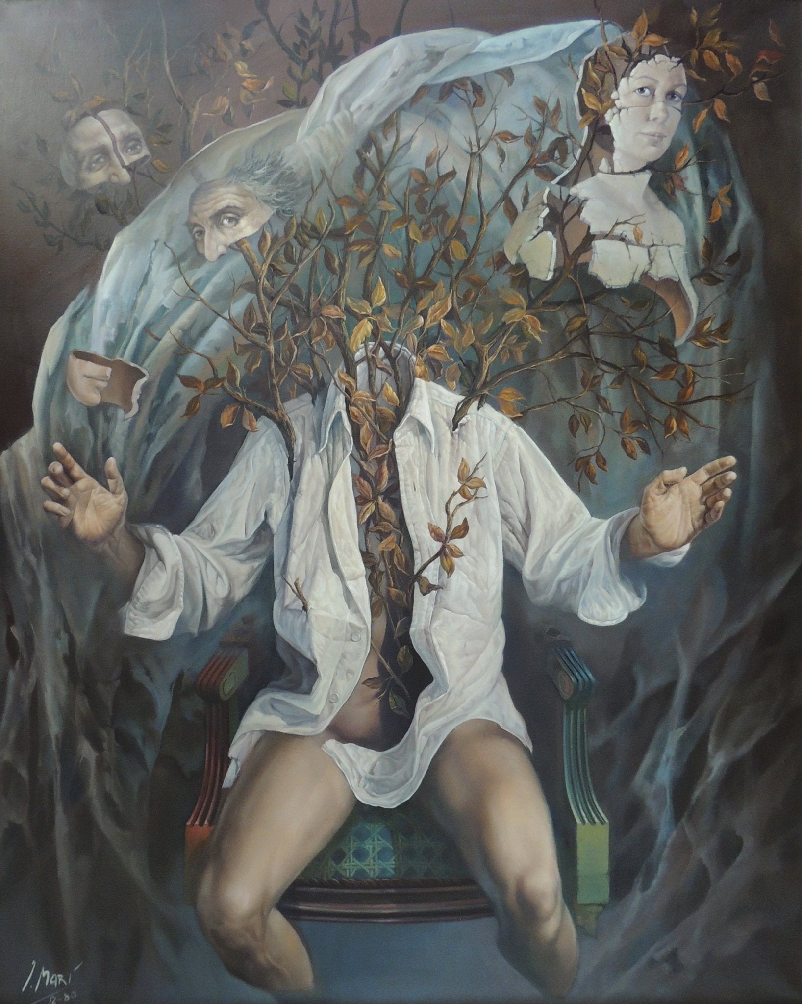 cuadro original de vendor José Marí Llobet - Camisa arte contemporáneo en Gaudifond