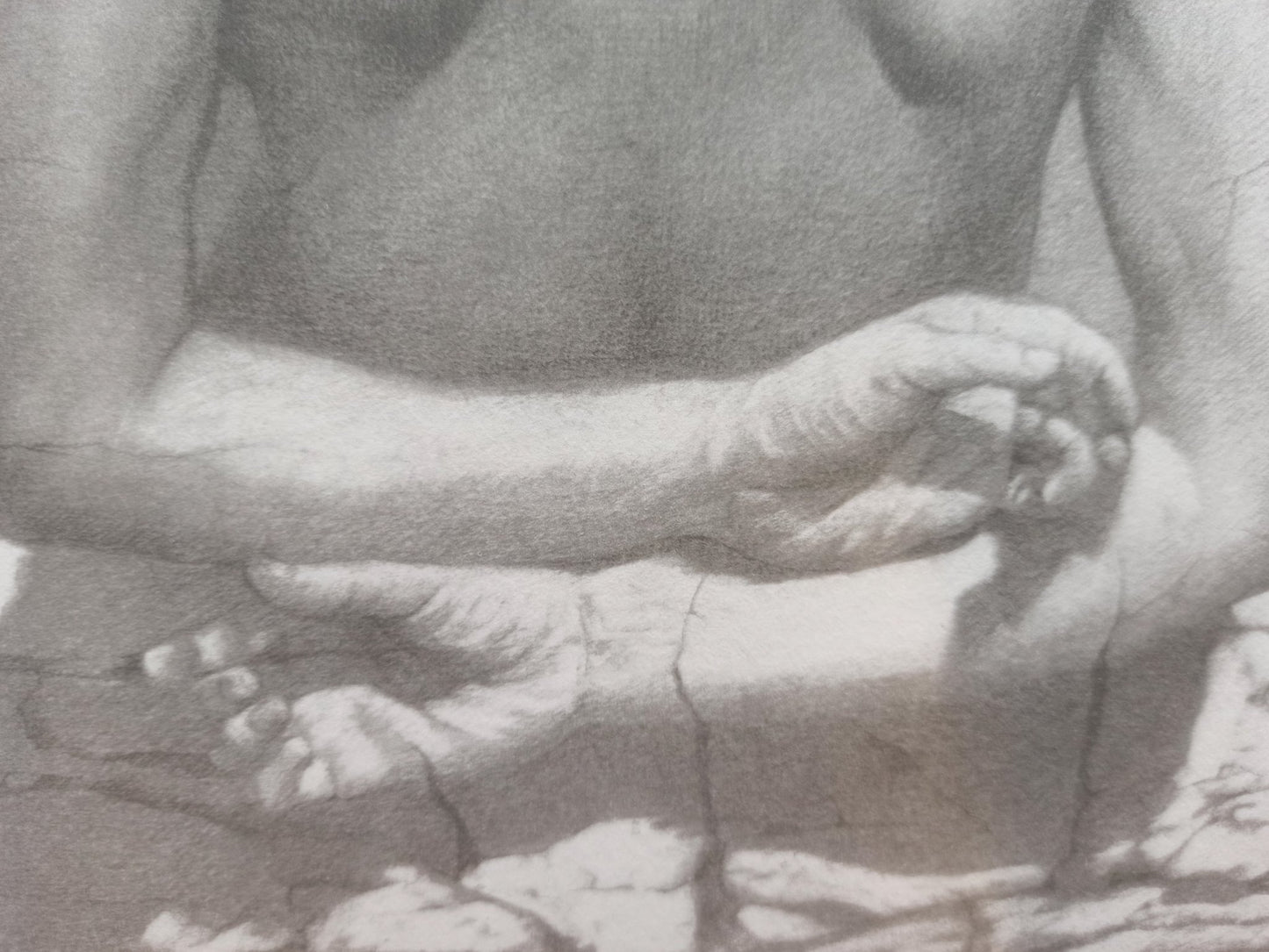 cuadro original de vendor José Marí Llobet - Desnudo espalda arte contemporáneo en Gaudifond
