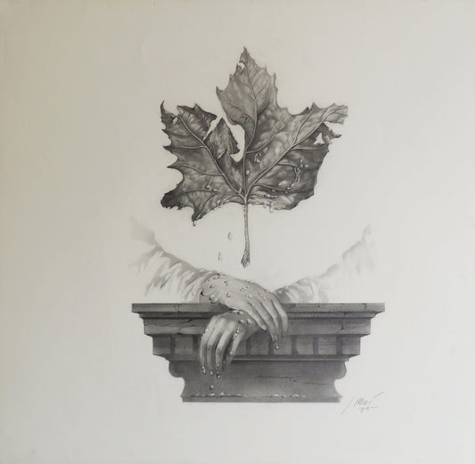 José Marí Llobet -  Manos y hoja