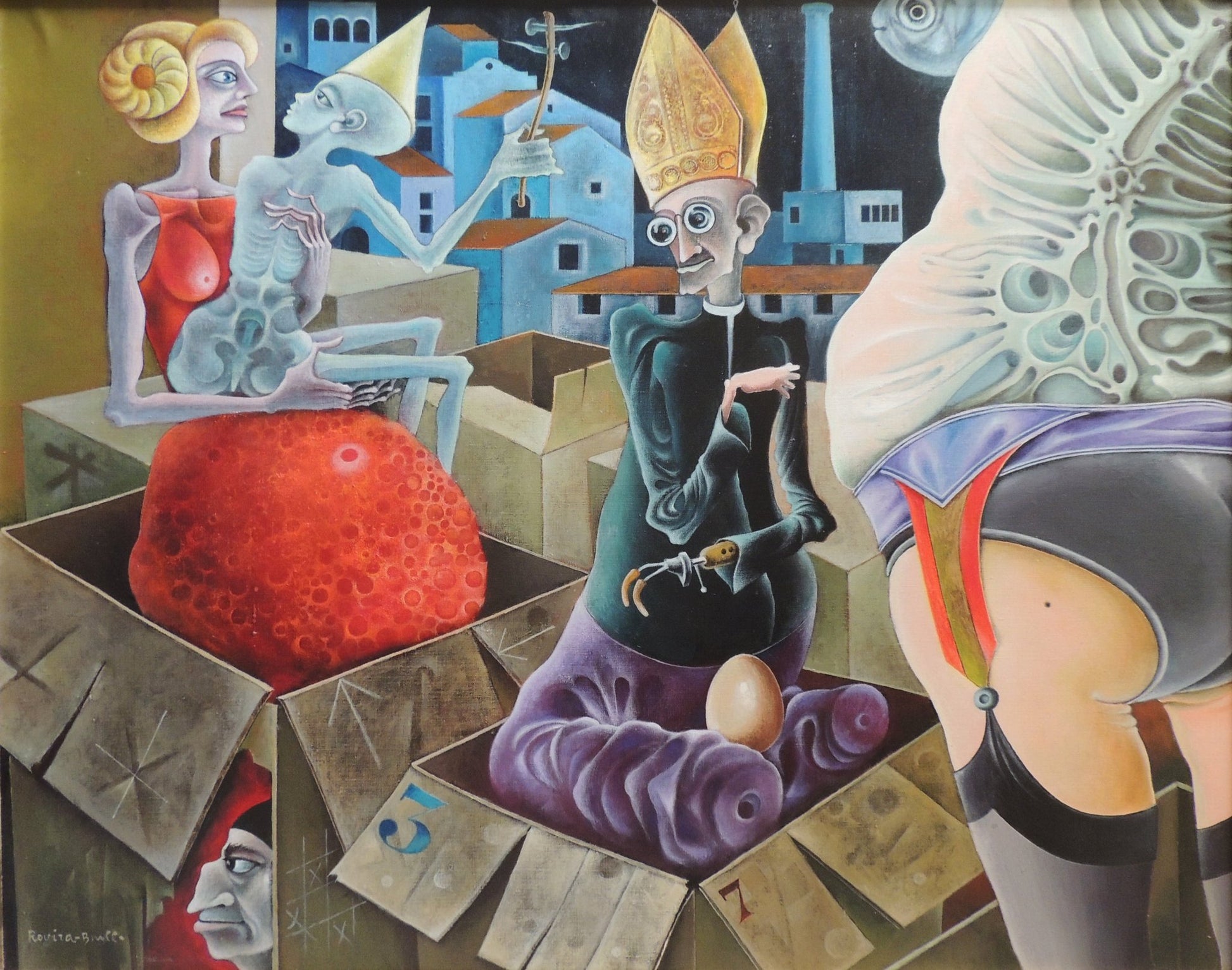 cuadro original de vendor Josep Maria Rovira - Brull - Circunstancia Ibèrica arte contemporáneo en Gaudifond