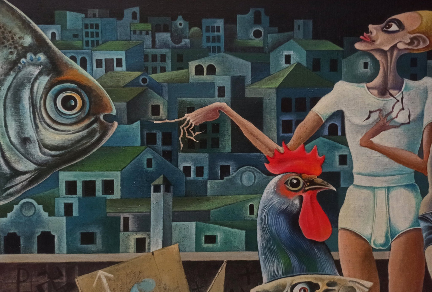 cuadro original de vendor Josep Maria Rovira Brull - Circunstancia Ibérica II arte contemporáneo en Gaudifond