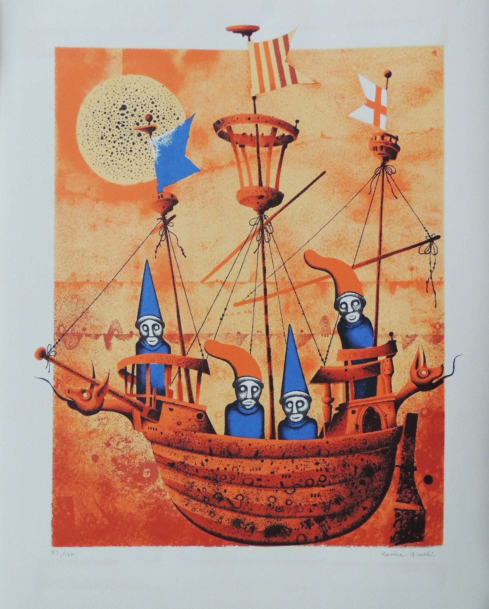 cuadro original de vendor Josep Maria Rovira - Brull - Coca Siglo XV arte contemporáneo en Gaudifond