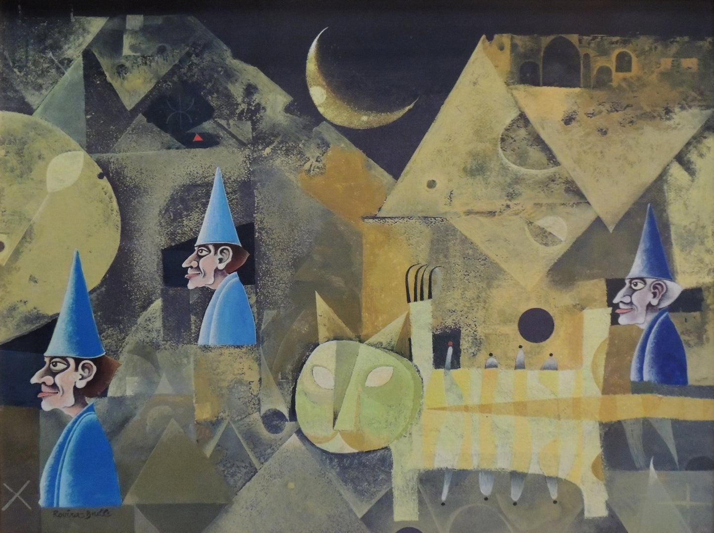 cuadro original de vendor Josep Maria Rovira - Brull - Els Matagats arte contemporáneo en Gaudifond