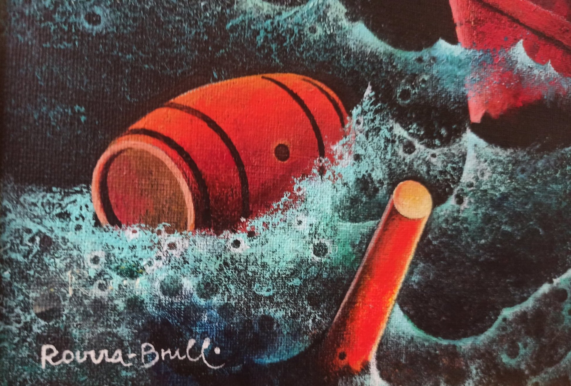 cuadro original de vendor Josep Maria Rovira - Brull - Exvot Sant Simo arte contemporáneo en Gaudifond