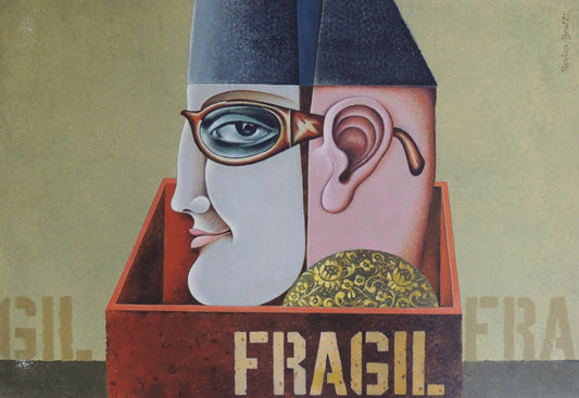 cuadro original de vendor Josep Maria Rovira - Brull - Gafas estilo Manolete arte contemporáneo en Gaudifond