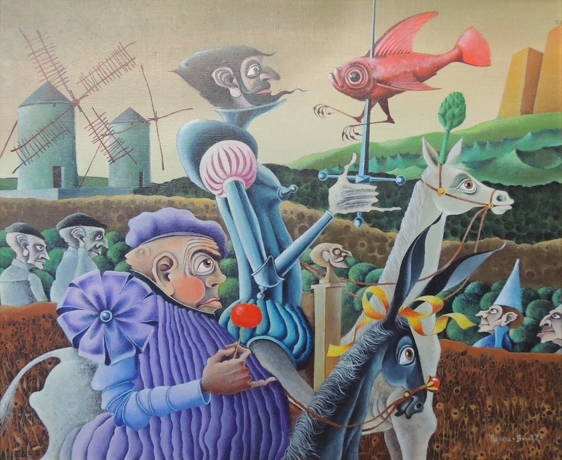 cuadro original de vendor Josep Maria Rovira - Brull - La poma ensucrada arte contemporáneo en Gaudifond