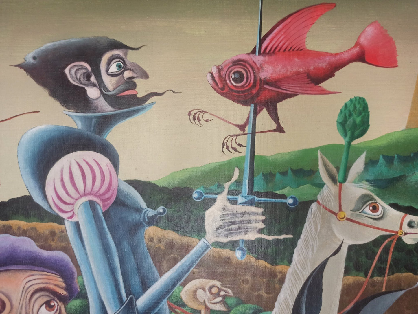 cuadro original de vendor Josep Maria Rovira - Brull - La poma ensucrada arte contemporáneo en Gaudifond